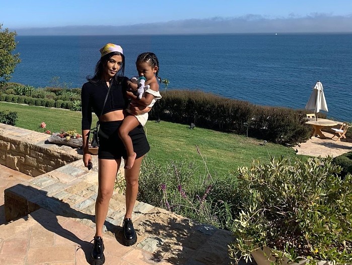 Кортни Кардашьян и Чикаго Уэст