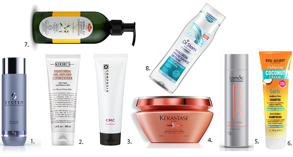 1. Очищающий шампунь для гладкости непослушных и вьющихся волос Smoothen S1, System Professional; 2. Разглаживающий кондиционер Smoothing Oil-Infused Conditioner, Kiehl’s; 3. Бальзам для...