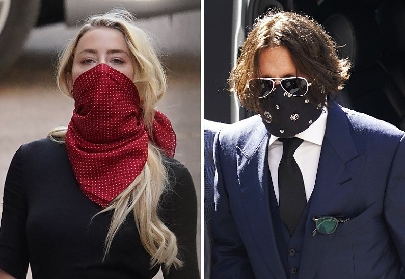 Суд идет! Джонни Депп и Эмбер Херд встретились на заседании по своему делу. Фото!