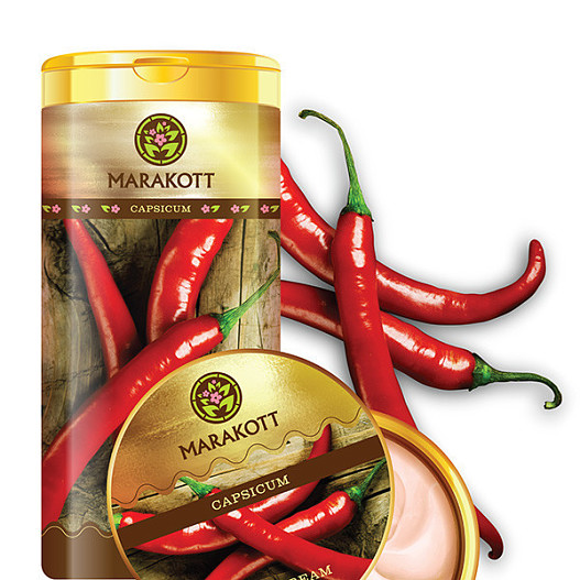Разогревающий крем с красным перцем, Marakott