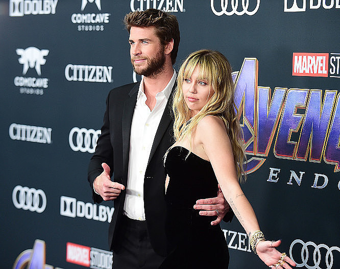 Лиам Хемсворт и Майли Сайрус