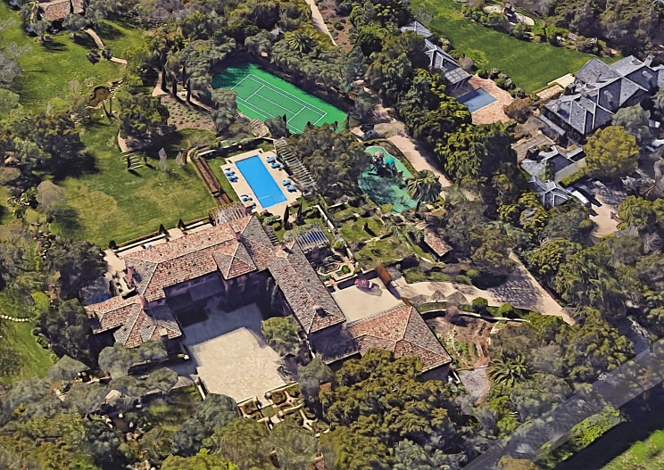 Дом принца Гарри и Меган Маркл в Монтесито