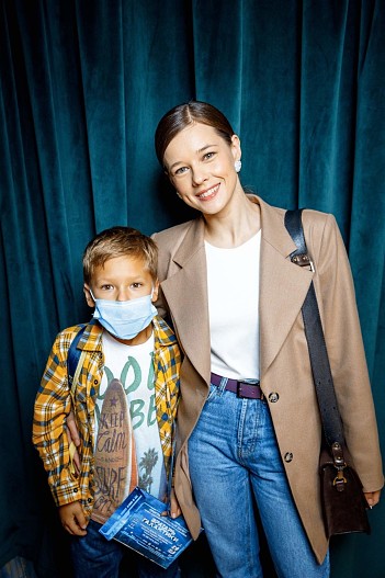 Катерина Шпица с сыном