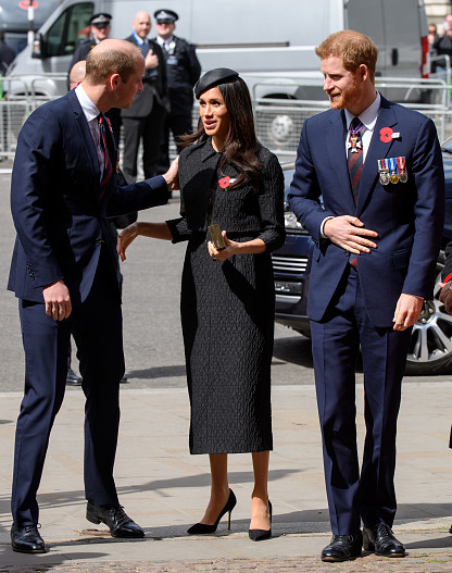 Принц Уильям, Меган Маркл и принц Гарри