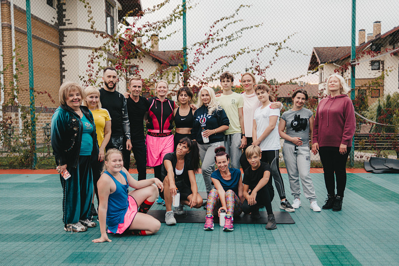Светлана Кулакова и участники Чемпионского фитнес-уикэнда