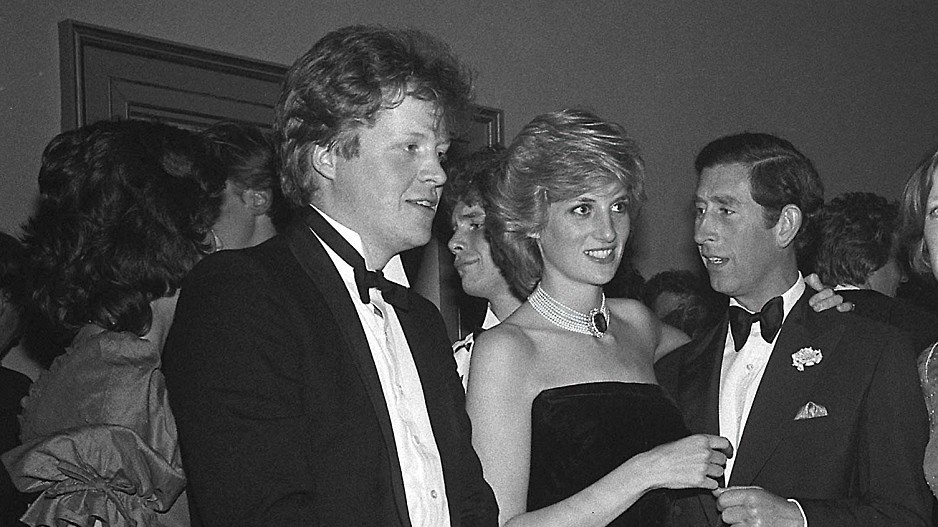 Чарльз Спенсер, принцесса Диана и принц Чарльз