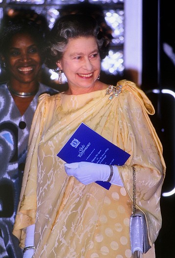 Королева Елизавета в Барбадосе, 1989