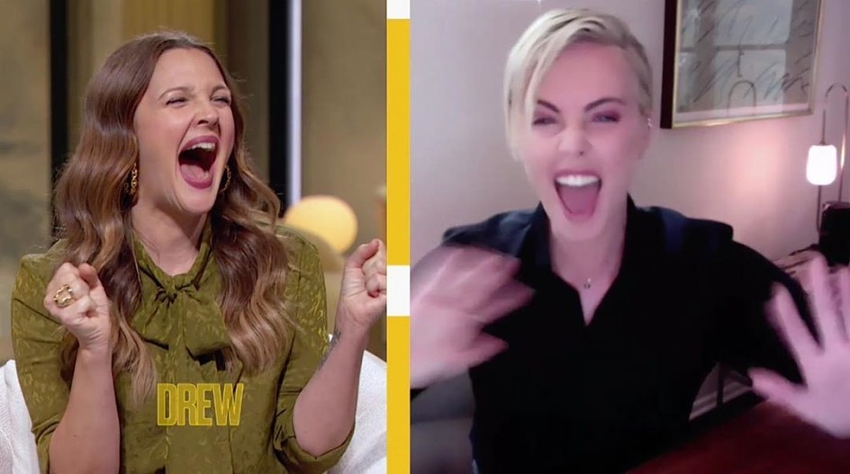 Дрю Бэрримор и Шарлиз Терон