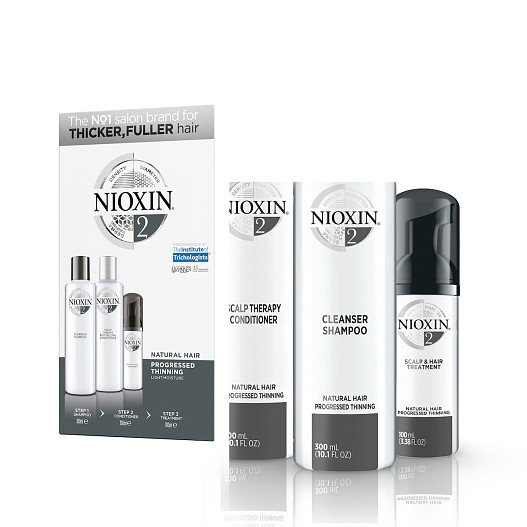 Трехступенчатая система для натуральный истонченных волос №2, Nioxin
