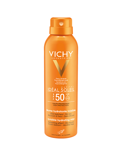 Увлажняющий спрей-вуаль SPF 50, Capital Ide’al Soleil, Vichy.