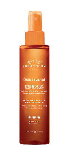 Сухое масло-спрей для тела и волос L’Huile Solaire, Institut Esthederm.
