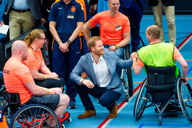 Принц Гарри на Играх непобежденных