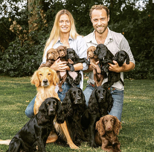 Джеймс Миддлтон с невестой