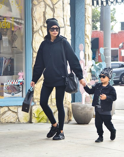 Найя Ривера с сыном