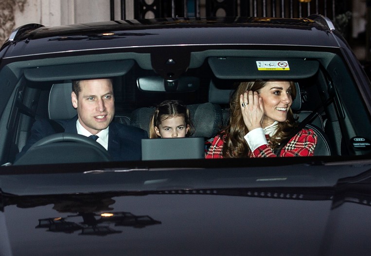 Принц Уильям и Кейт Миддлтон с детьми, 2019