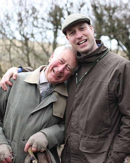 Принц Чарльз и принц Уильям