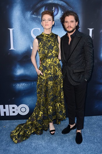 Роуз Лесли и Кит Харрингтон