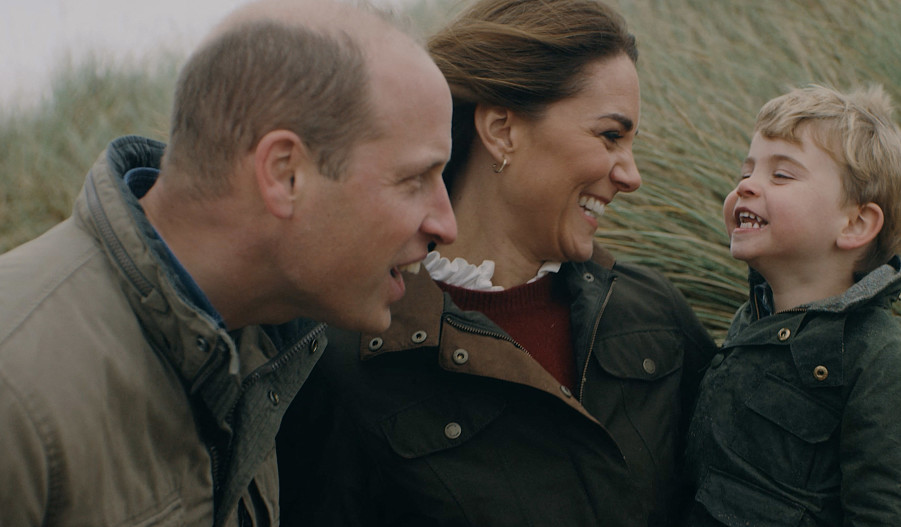 Принц Уильям, Кейт Миддлтон и принц Луи