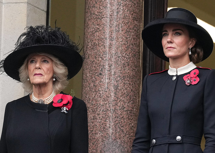 Камилла Корнуолльская и Кейт Миддлтон