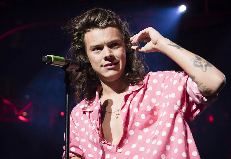 Гарри Стайлса на концерте поддержали две любимые женщины: мама и Оливия Уайлд