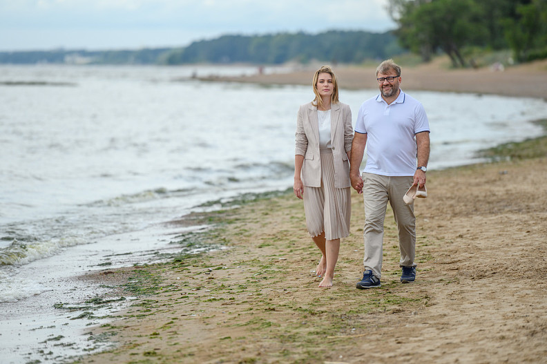 Юлия Мельникова и Михаил Пореченков