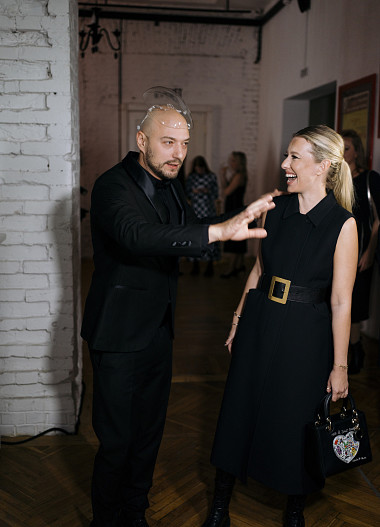 Владимир Маркони и Ксения Собчак