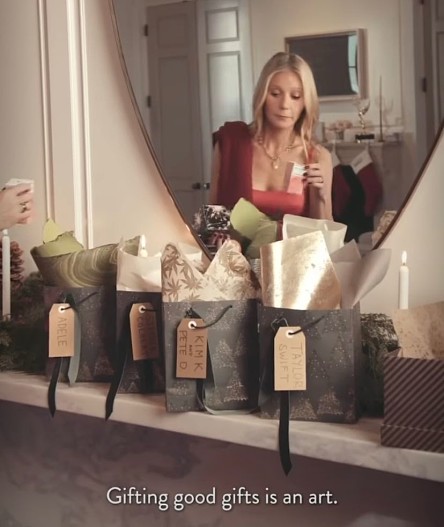 Гвинет Пэлтроу показала эпатажные презенты