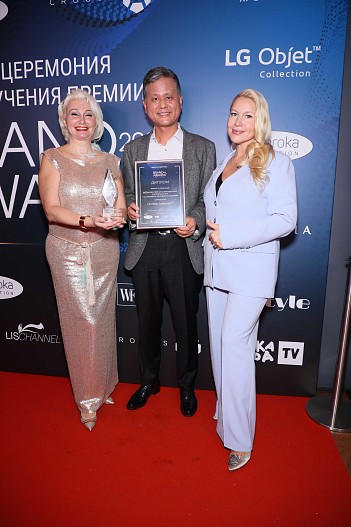 Татьяна Шахнес, Президент LG Electronics ЕнгНам Ро, Екатерина Одинцова