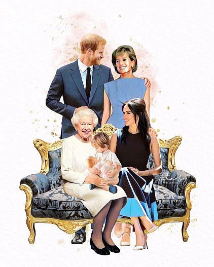 Художница решила увековечить память о принцессе Дианы