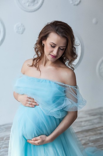 Татьяна Волосожар во время первой беременности