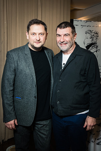 Евгений Писарев и Евгений Гришковец