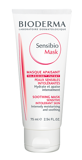 успокаивающая маска для лица, Sensibio, Bioderma.