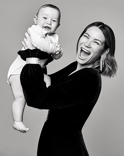 Ида Галич с сыном