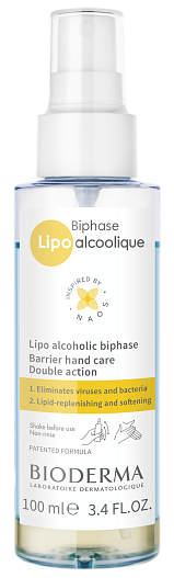 Двухфазный антисептик для рук Lipo, Bioderma