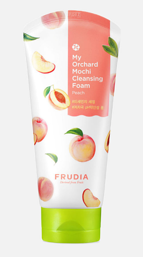 Очищающая пенка-моти с персиком для лица, Frudia