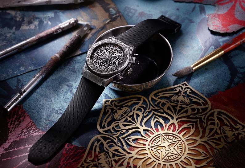 Компания Hublot представляет часы Classic Fusion Chronograph Shepard Fairey