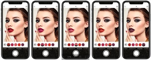 Приложение для виртуального макияжа Dolce&Gabbana Beauty