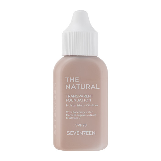 Тональный крем с естественным покрытием The Natural Transparent Foundation, Seven7een