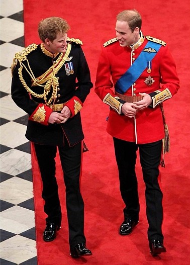 Принц Гарри и принц Уильям