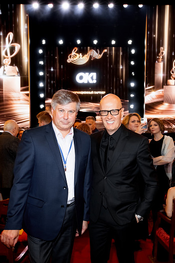 Руководитель Молодежной оперной программы Большого театра Дмитрий Вдовин и главный редактор OK! Вадим Верник