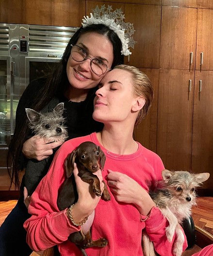 Деми Мур и Таллула Уиллис