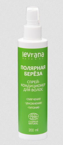 Спрей-кондиционер для волос «Полярная береза», Levrana
