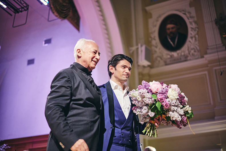 Владимир Спиваков и Готье Капюсон