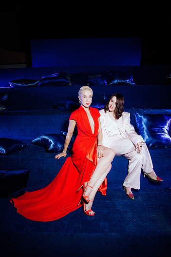 Дарья Мороз (украшения Mercury) и Ирина Сосновая