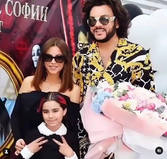 Ани Лорак с дочкой Софией и Филипп Киркоров