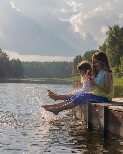 Дочери Елены Подкаминской - Полина и Ева