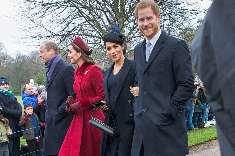 Принц Уильям, Кейт Миддлтон, Меган Маркл, принц Гарри