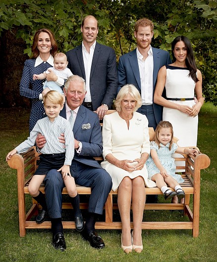 Принц Чарльз со своей семьёй