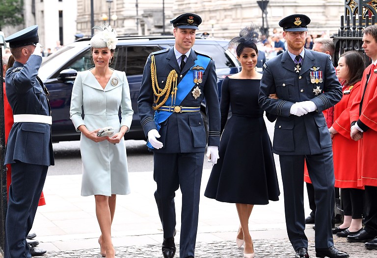 Кейт Миддлтон, принц Уильям, Меган Маркл, принц Гарри