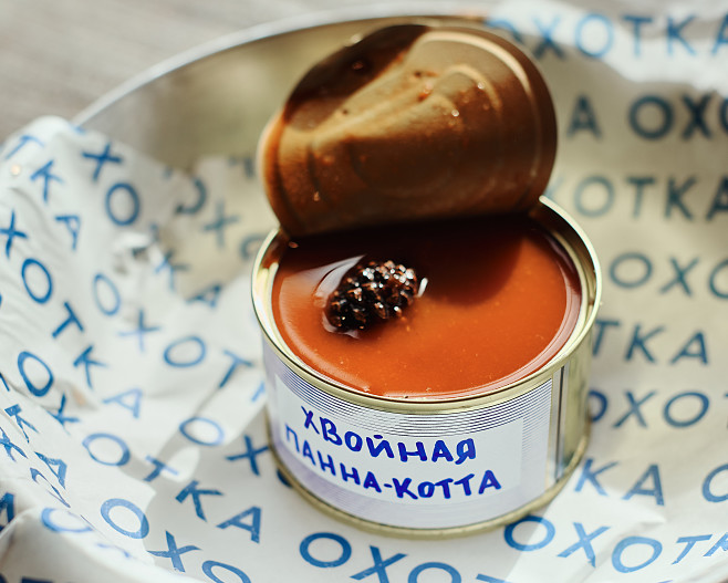 Хвойная панна-котта